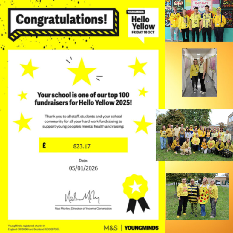 Hello Yellow Certificate