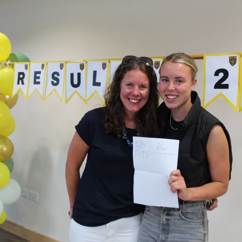 Ella Freeman and mum